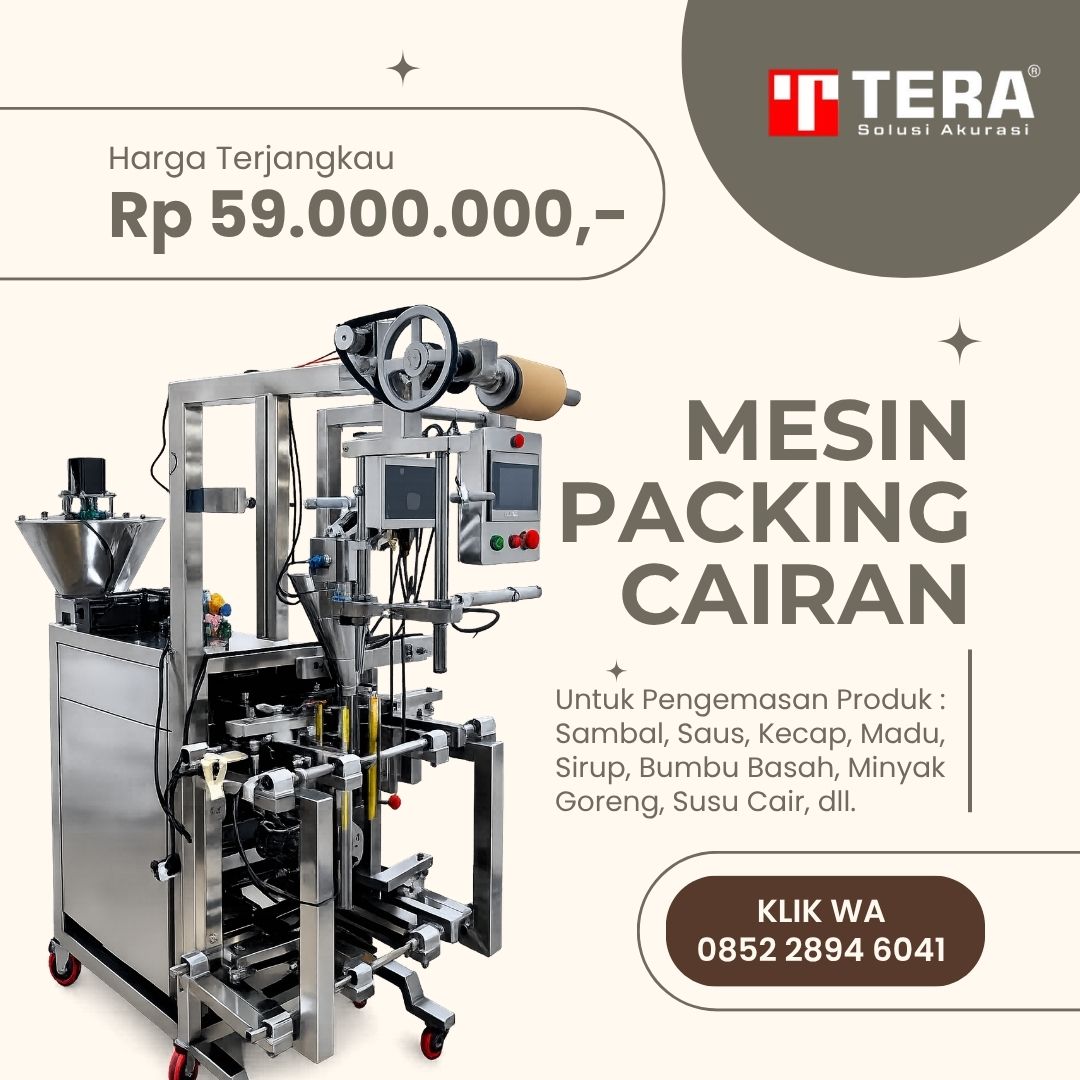harga mesin packing cairan - tera.co.id - teraindonesia.com - pengemas.com - PT Tera Indonesia Perkasa - 2026 - NEW